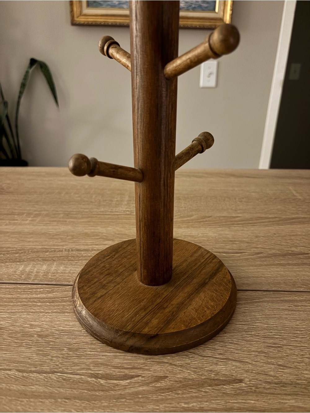 Vintage Kamenstein Wooden Mug Tree - 6 Peg - Made in Thailand - Picture 3 of 4